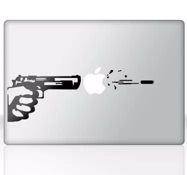 Skin adesivo per pc sparo mela - TenStickers