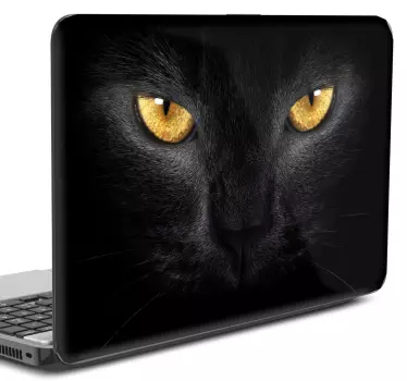 Skin adesiva volto di gatto portatile - TenStickers