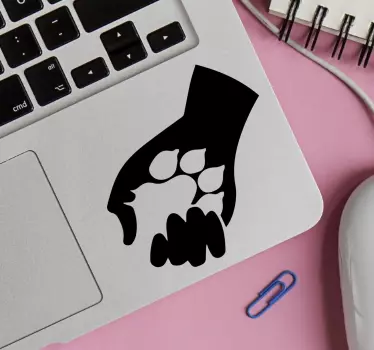 Adesivo per pc  di cane amante del cane - TenStickers