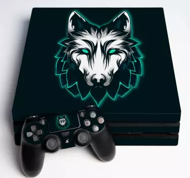 Skin Ps4 Tema di gioco del lupo - TenStickers