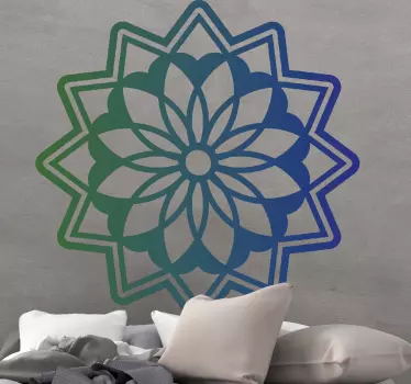Adesivo murale rugby motivo geometrico intricato - TenStickers