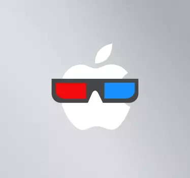 Adesivo 3D occhiali - TenStickers