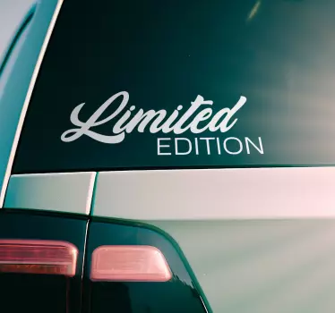 Adesivo edizione limitata - TenStickers