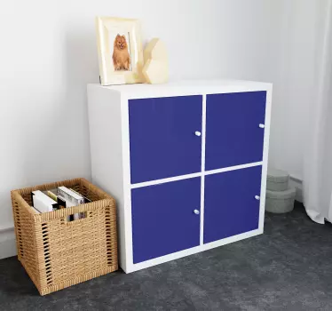 Carta adesiva per mobili monocolore scaffali Kallax - TenStickers