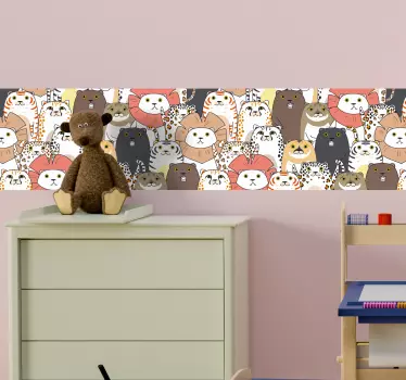 Adesivo murale animali selvatici - TenStickers