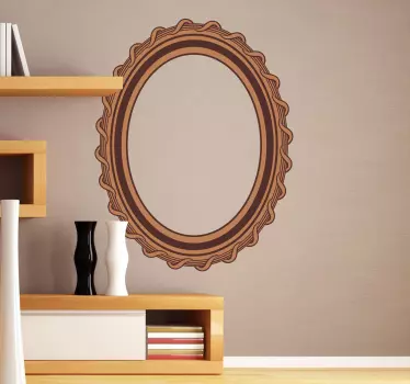 Sticker Cornice Ovale - TenStickers