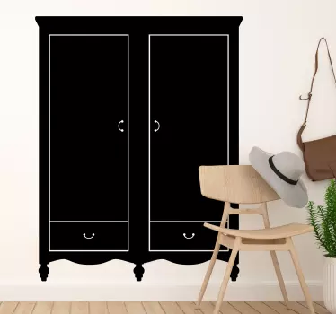 Sticker decorativo armadio classico - TenStickers