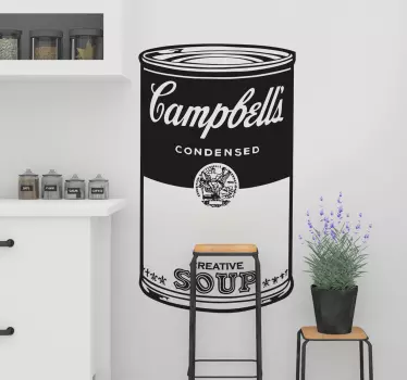 Sticker decorativo barattolo Campbell's - TenStickers