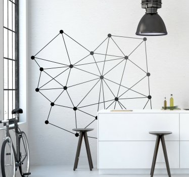 Sticker decorativo cerchi astratti - TenStickers