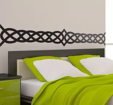 Sticker decorativo cornice celtica - TenStickers