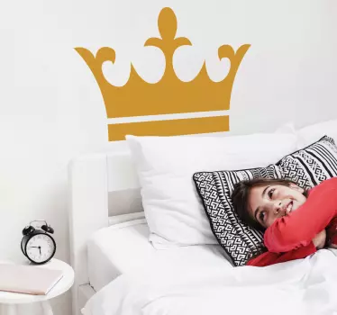 Sticker decorativo corona reale - TenStickers