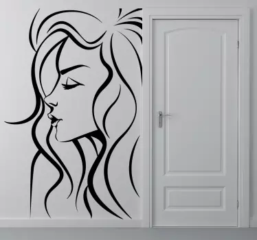Sticker decorativo donna - TenStickers