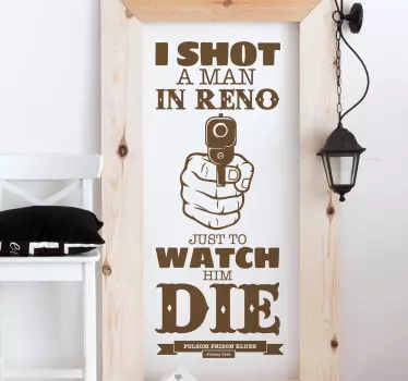 Sticker decorativo Folsom Prison - TenStickers