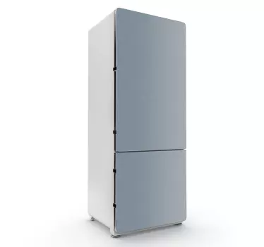 Adesivo frigo decorativo simulazione acciaio - TenStickers