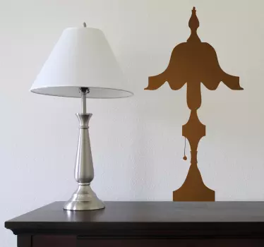Sticker decorativo lampada da tavolo - TenStickers