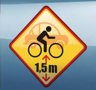 Sticker decorativo mantenere la distanza - TenStickers