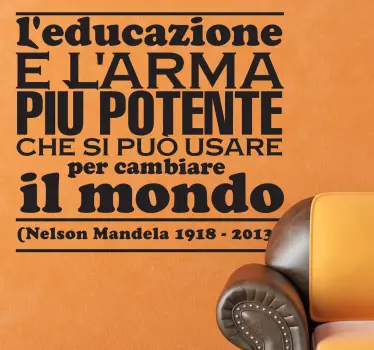 Sticker decorativo Nelson Mandela - TenStickers