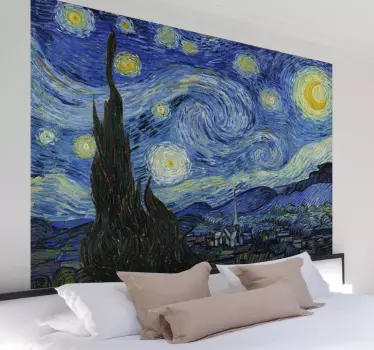 Sticker decorativo notte stellata - TenStickers