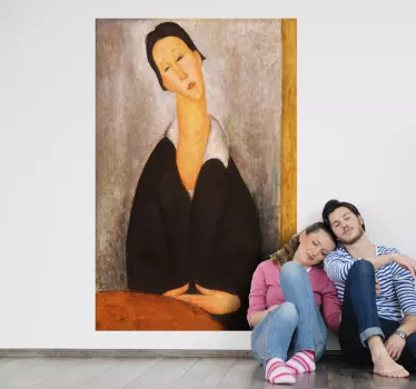 Sticker decorativo opera Modigliani - TenStickers