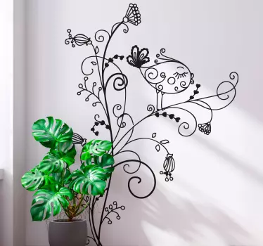 Sticker decorativo passero canterino - TenStickers
