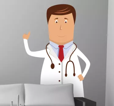 Sticker decorativo professione medico - TenStickers