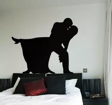 Sticker decorativo sesso a letto - TenStickers