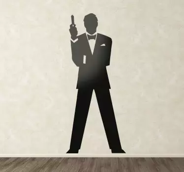 Sticker decorativo silhouette 007 - TenStickers