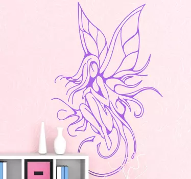 Sticker decorativo tatuaggio fata - TenStickers