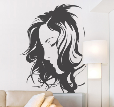 Sticker decorativo viso - TenStickers