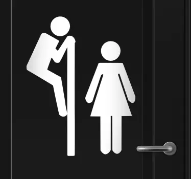 Sticker decorativo WC - TenStickers