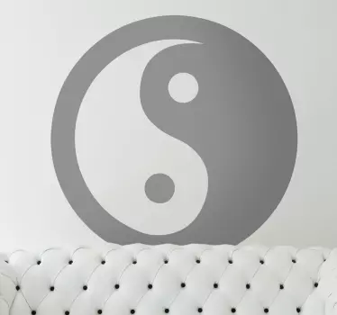 Sticker decorativo Yin Yang - TenStickers