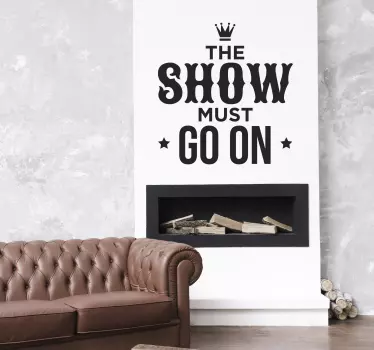 Adesivo con citazione dei Queen - TenStickers