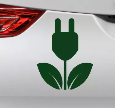 Sticker icona elettrica e ecologica - TenStickers