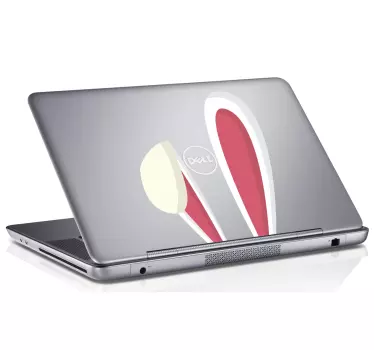 Sticker notebook Orecchie Coniglio - TenStickers