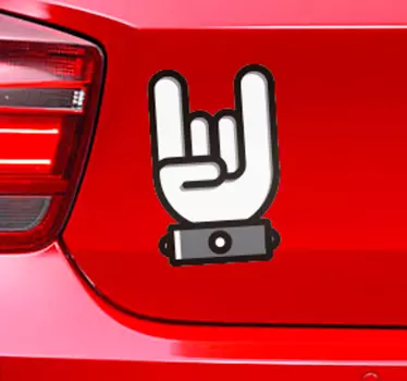 Sticker per auto heavy metal - TenStickers