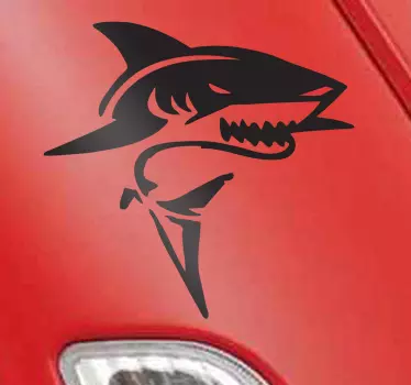 Adesivo per auto squalo - TenStickers