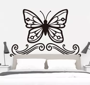 stickerauto farfalla ornamentale - TenStickers