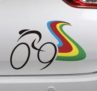 stickerciclismo campione del mondo - TenStickers