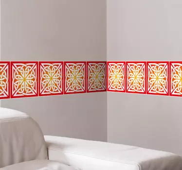 Striscia adesiva simboli celtici - TenStickers