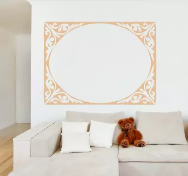 Wall sticker cornice elegante - TenStickers