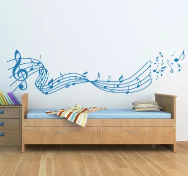 Wall sticker decorativo pentagramma - TenStickers