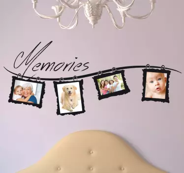 Wall sticker  foto memories - TenStickers
