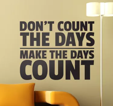 Wall sticker motivazionale - TenStickers
