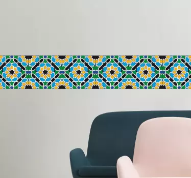 Wall sticker piasterelle colorate - TenStickers