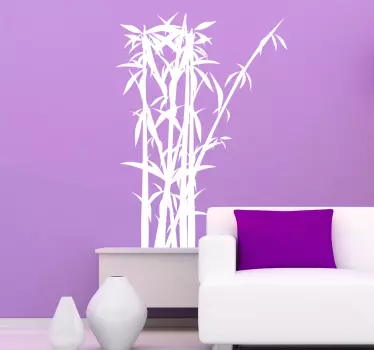 Wall sticker silhouette Bambù - TenStickers