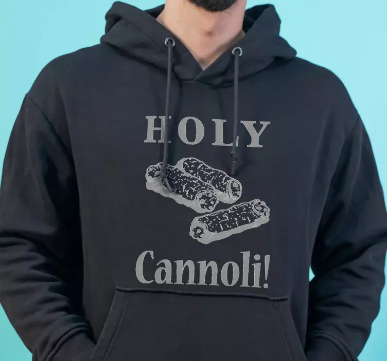 Maglietta e felpa con stampa cannolo - TenStickers