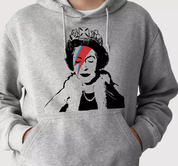 Felpa Regina Elisabetta di Banksy - TenStickers