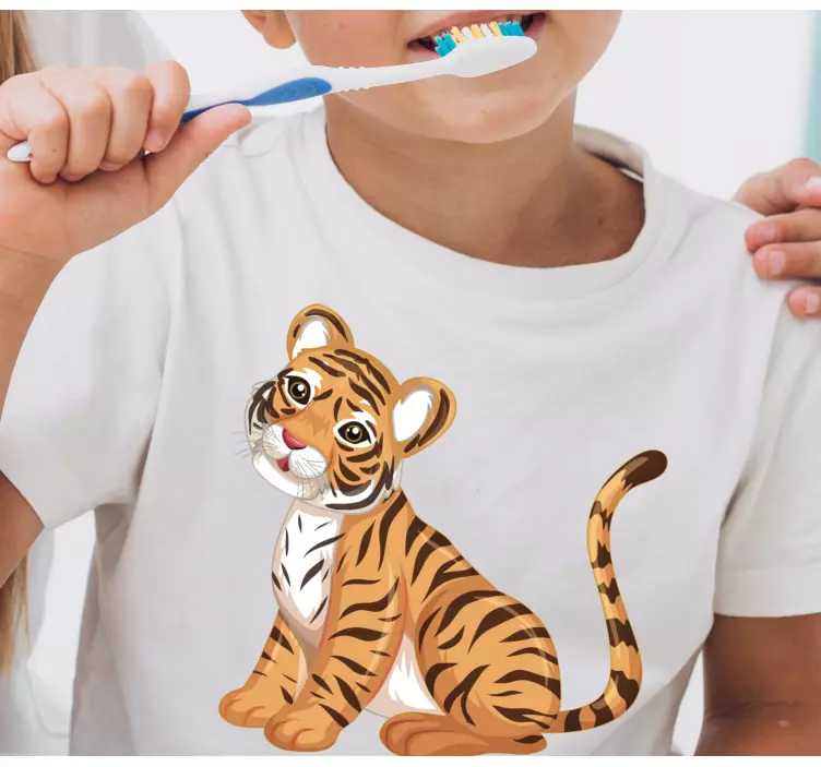 Maglietta infantile cucciolo di tigre - TenStickers