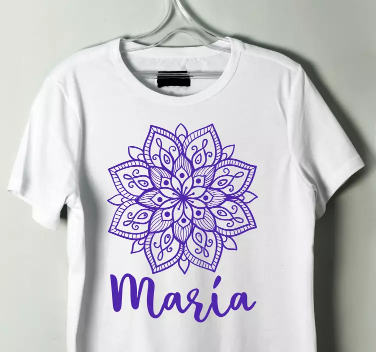 Magliette con nome motivo mandala - TenStickers