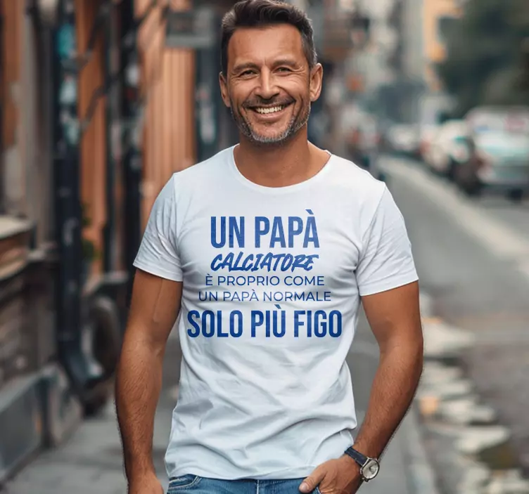 Maglie papà più figo - TenStickers